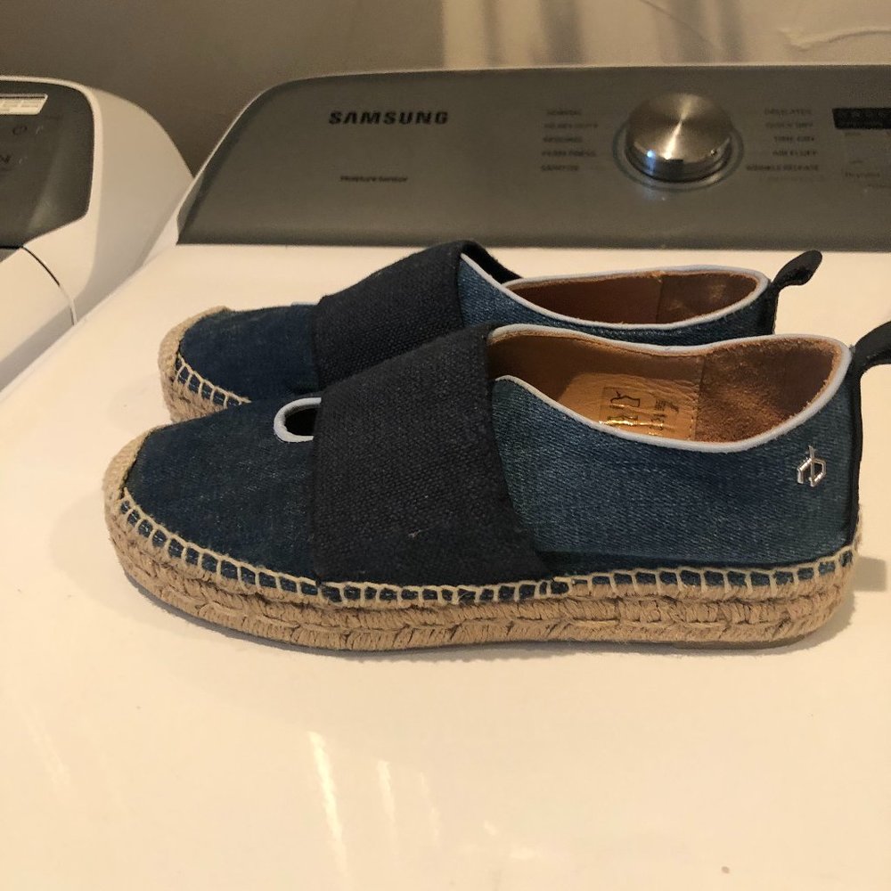 Rag and Bone nina strapped denim espadrilles
